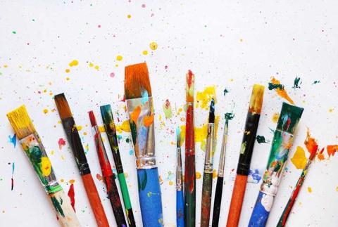 Colorful Paintbrushes